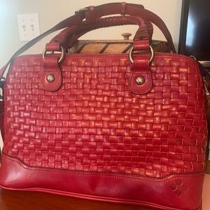 Patricia Nash large Woven Satchel